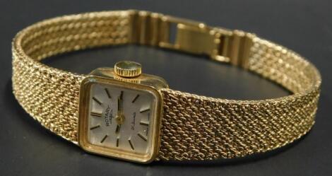 A 9ct gold Rotary ladies wristwatch