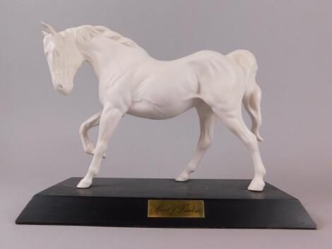 A Royal Doulton matt glazed ceramic horse