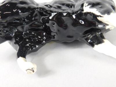 A Beswick ceramic model of a black and white Collie - 2