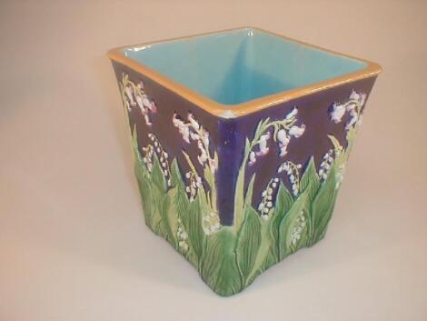 A 19thC Majolica Jardiniere