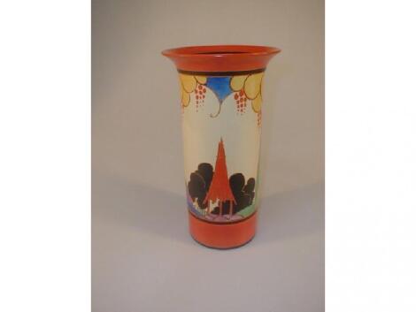 A Clarice Cliff fantasque Bizarre vase