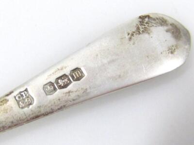 A cased George V silver teaspoon - 3