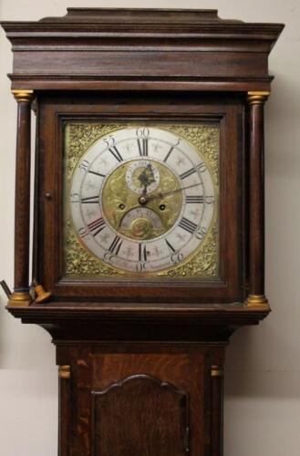 A late 18thC eight day longcase clock