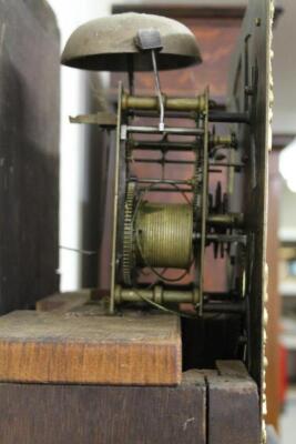 A late 18thC eight day longcase clock - 4