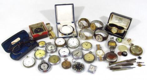 Various pocket watches