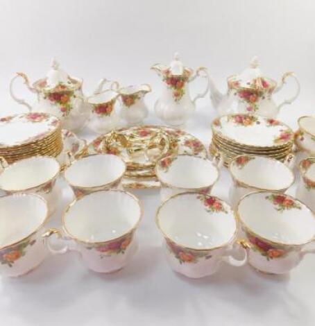 A Royal Albert porcelain tea service