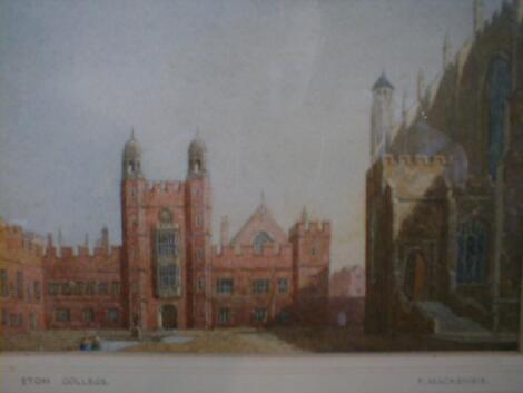 F. MacKenzie. Subject: View of Eton College