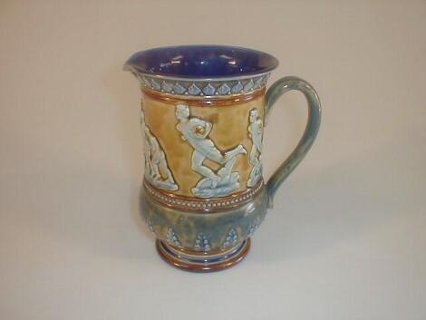 A Doulton Lambeth pottery jug