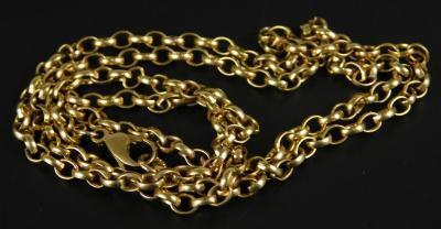 A 9ct gold necklace