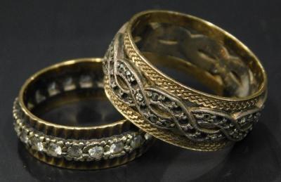 Two dress rings