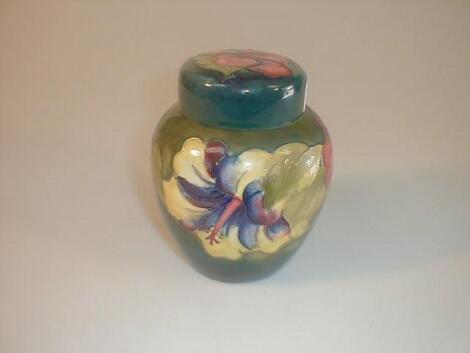 A Moorcroft pottery ginger jar and cover