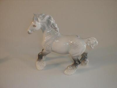 A Beswick cantering shire rocking horse grey