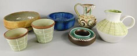 A collection of Denby pottery etc.