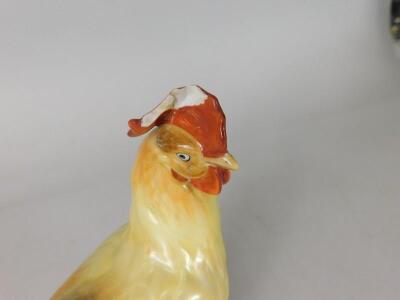 A Herend porcelain model of a cockerel - 2