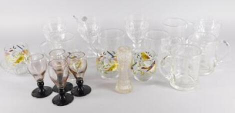 A collection of glass