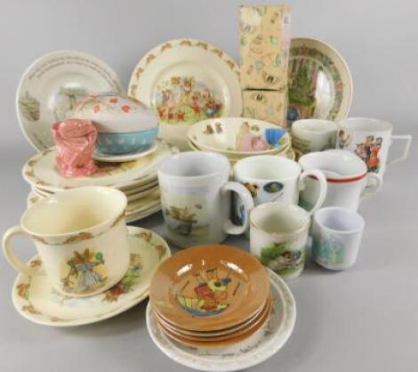 A quantity of children's china