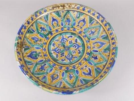 An Iznik style charger