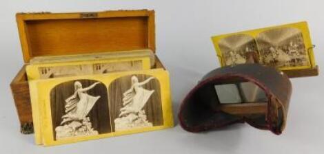 An early 20thC stereo viewer