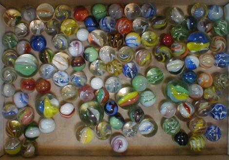 A collection in excess of one hundred Victorian and later marbles