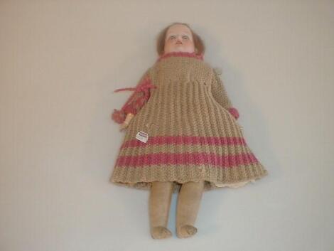 A German Bisque head doll by Armand Marseille