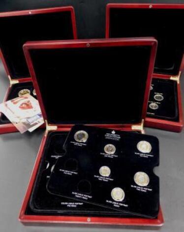 Various part commemorative coin sets