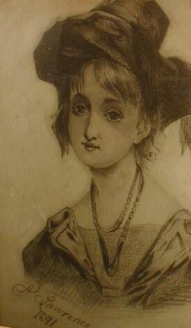 Axxx Lawrence. Study of a young girl