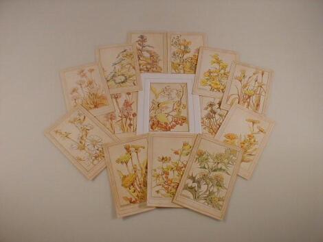 Miss G Thomasett. 14 small watercolours. £50-80