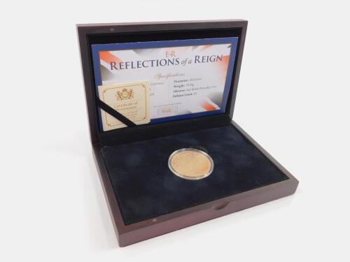 A Guernsey gold proof £5 coin