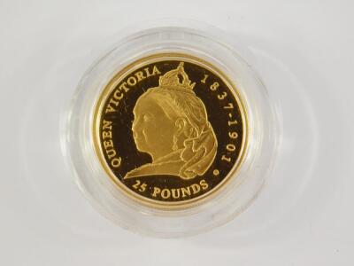 An Elizabeth II Bailiwick of Guernsey gold proof £25 - 2