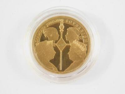 An Elizabeth II gold double portrait sovereign 2012 - 2