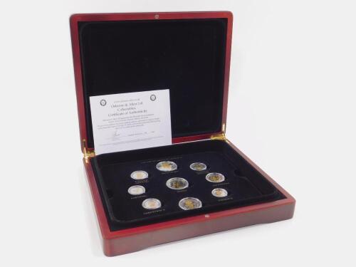 A predecimals of George VI coin set