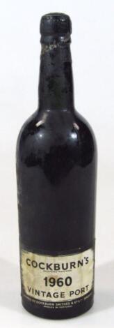 A bottle of Cockburn's 1960 vintage port