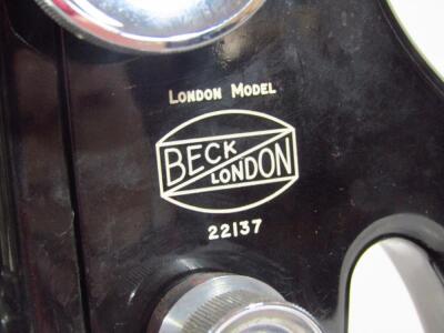 A 20thC Model 47 Beck London microscope - 3