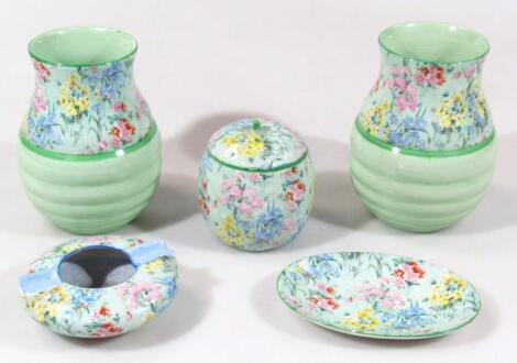 Various Shelley Melody pattern wares