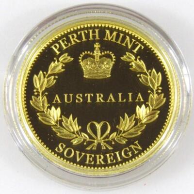 A 2016 Perth Mint proof Australian sovereign