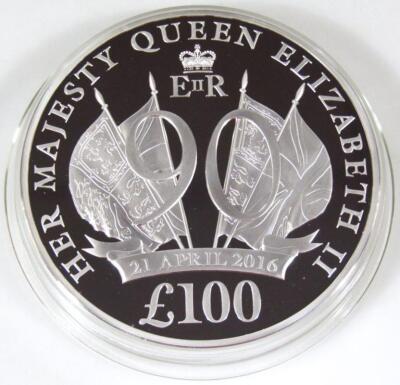 A Queen Elizabeth II silver kilo proof coin - 2