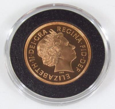 A 2002 double sovereign 22ct gold proof £2 coin - 2