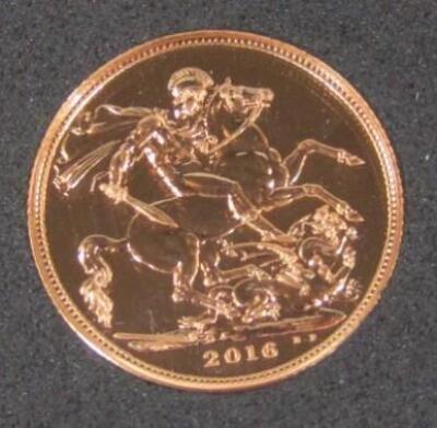 A 22ct gold 2016 limited number gold sovereign