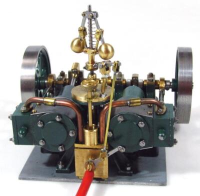 A 20thC scratch built tabletop static engine - 3