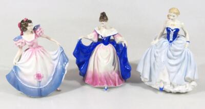 Three Royal Doulton figures