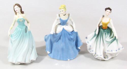 Three Royal Doulton figures