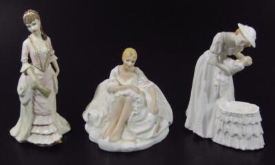 Three Royal Doulton figures