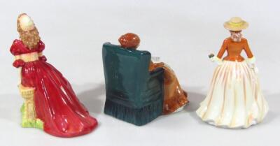 Three various Royal Doulton figures - 2