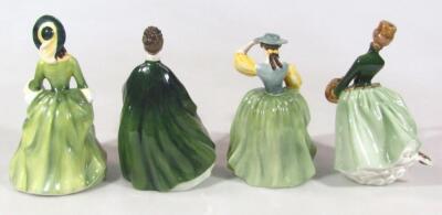 Four various Royal Doulton figures - 2