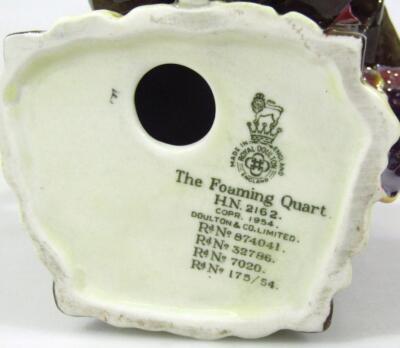 A Royal Doulton figure The Foaming Quart - 3