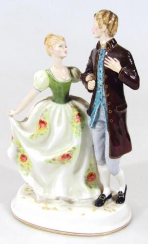 A Royal Doulton figure group Young Love