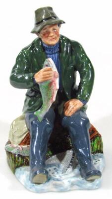 A Royal Doulton figure A Good Catch