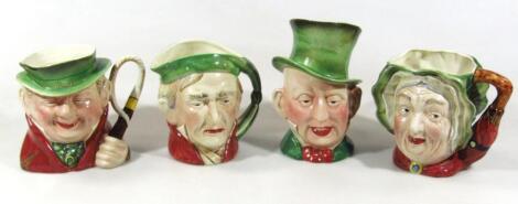 Four various Beswick character jugs