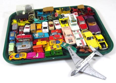 Various die-cast vehicles