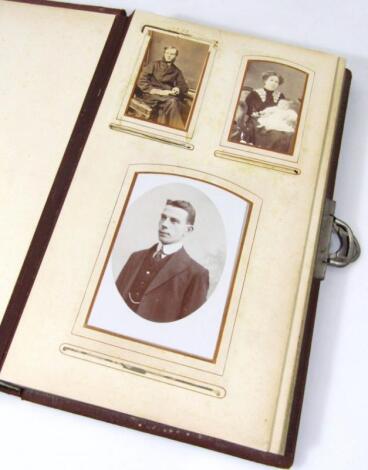 A late 19thC/early 20thC photograph album